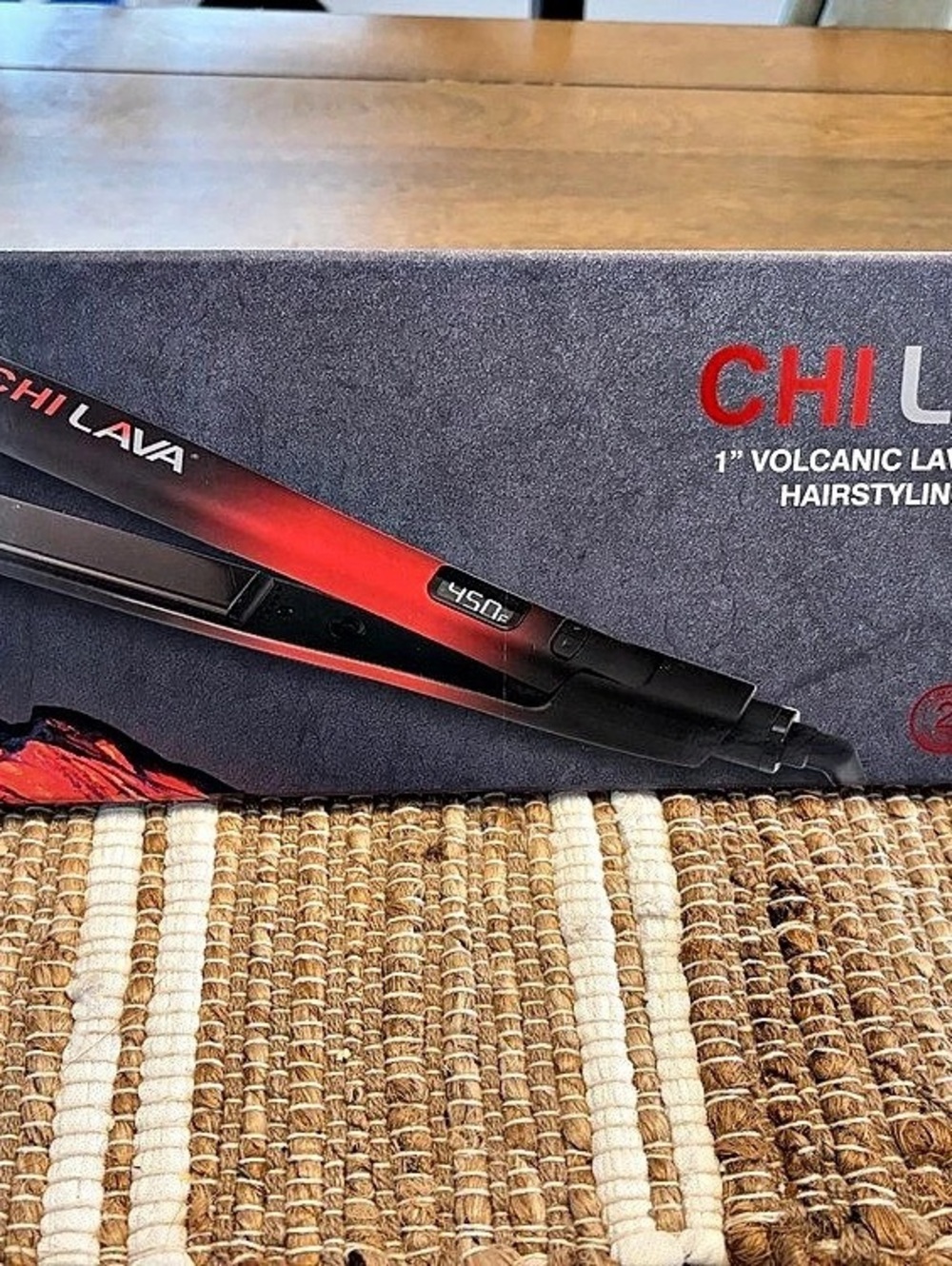CHI Lava 1" Volcanic Lava Ceramic Hairstyling Iron Ceramic Hair Styling Iron NWT